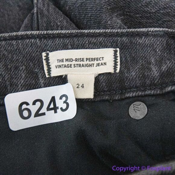 NEW Madewell The Mid-Rise Perfect Vintage Straight Jean in Rosella Wash,, 24 - Picture 15 of 16